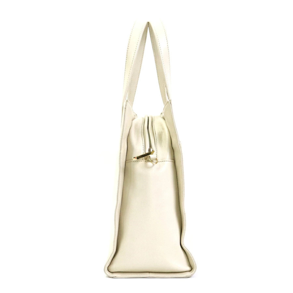 Loewe white leather handbag off Anagram White